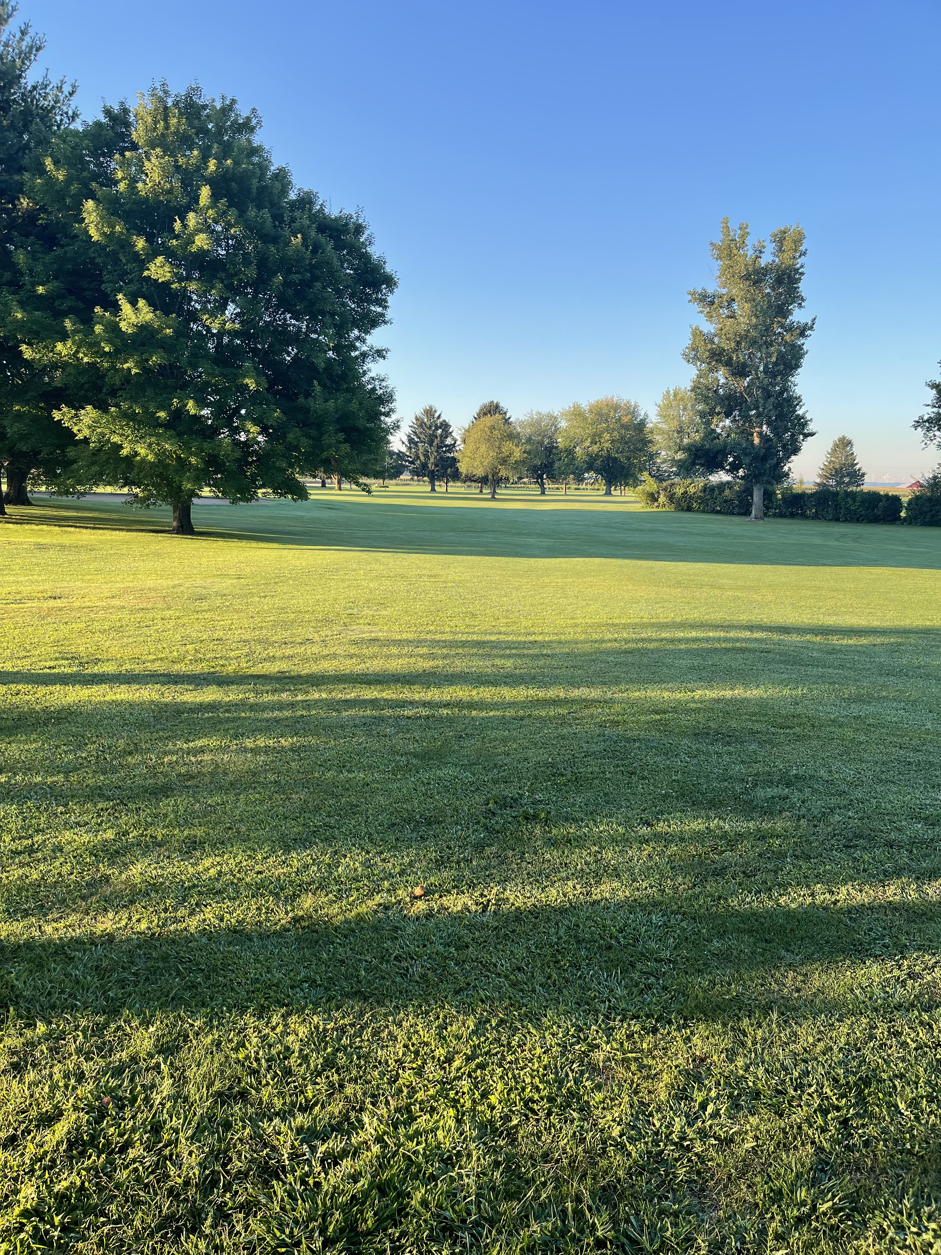 The first fairway